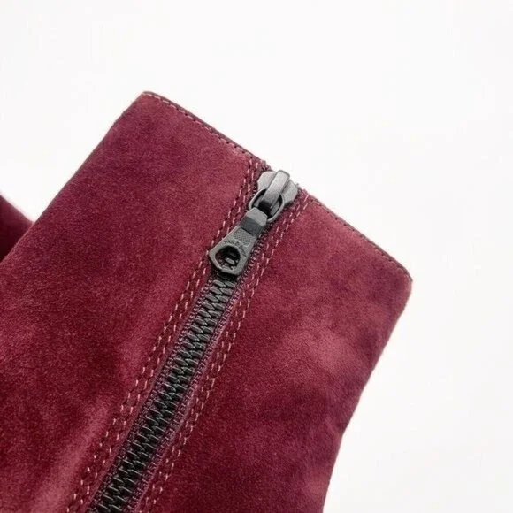 RAG & BONE Aslen Leather Boot in Merlot